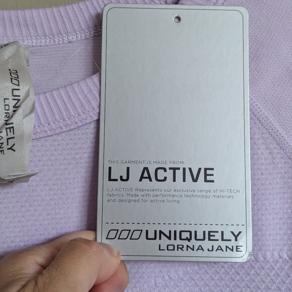 NWOT Lorna Jane long sleeve, seamless, exercise top Size S - Picture 6 of 10